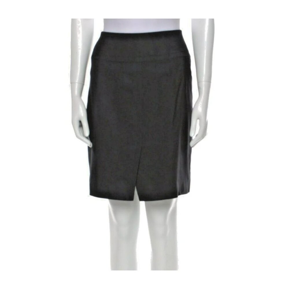 Celine Black Vintage Skirt US 6 FR 38 – 1980s, 100% Viscose, Zip Closure - Picture 2 of 6